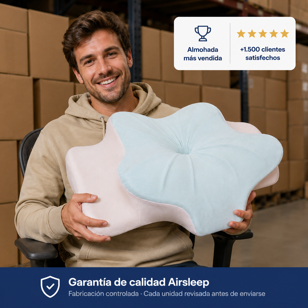 Almohada Cervical Mariposa